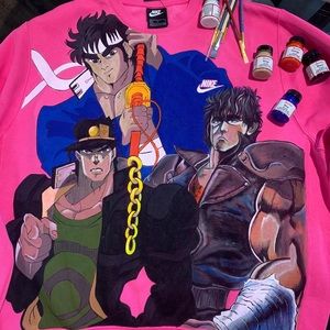 Custom painted sweatshirts and jackets